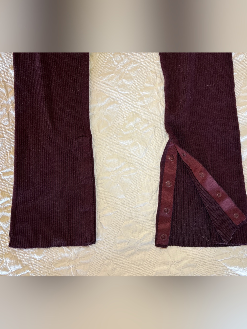 Lululemon Knit Lounge Pants in Deep Burgundy - Picture 4 of 5